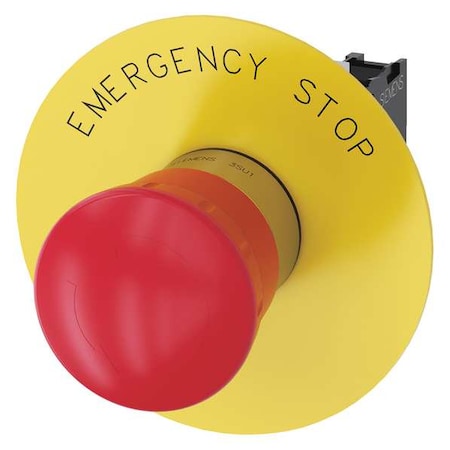 EmergencyStopPushButton, NonIllum, Red, 1NC MPN:3SU1150-1HB20-1CG0