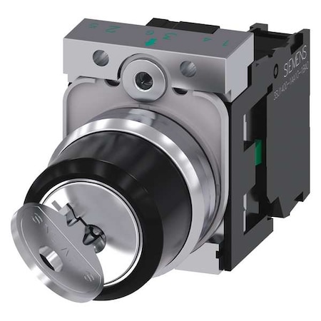 Non-Illuminated Selector Switch, 1NO, Silver MPN:3SU1150-4BF11-1BA0