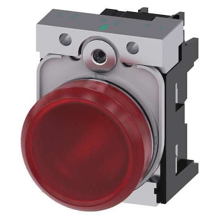 Pilot Light Complete, Round Shape, Red MPN:3SU1153-6AA20-1AA0