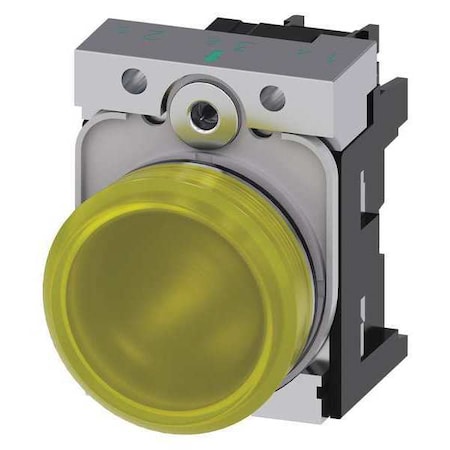 Pilot Light Complete, Round Shape, Yellow MPN:3SU1153-6AA30-1AA0