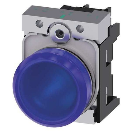 Pilot Light Complete, Round Shape, Blue MPN:3SU1153-6AA50-1AA0