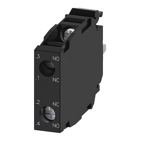 ContactBlock, Black, 1NO/1NC, 22mm, 3SU1 MPN:3SU1400-1AA10-1FA0