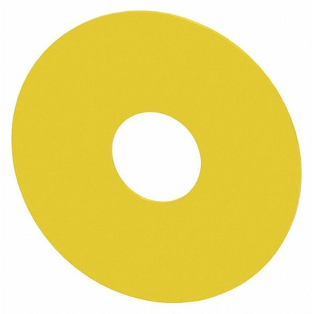 Legend Plate, Round, Plastic, 2.95