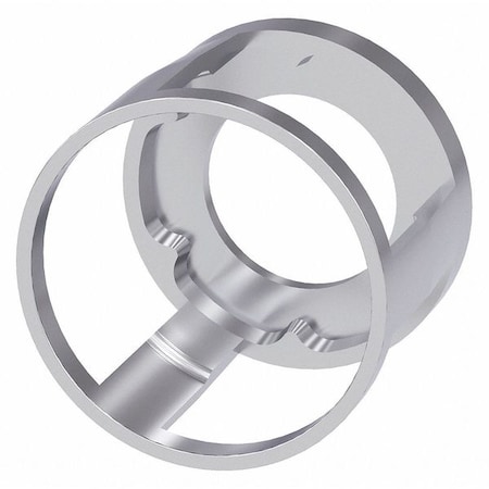 Pushbutton Guard, 22 mm, Metal, Silver MPN:3SU1950-0DL80-0AA0