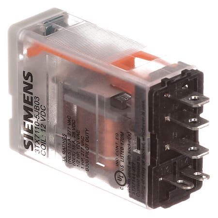 Plug-In, Plug-In Relay, Square, 15 A, 5 MPN:3TX7110-5JB03