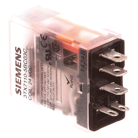 Plug-In, Plug-In Relay, Square, 15 A, 5 Pins MPN:3TX71105BC03C