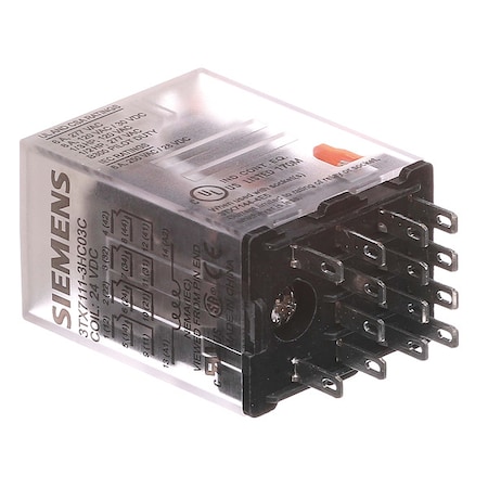 Plug-In, Plug-In Relay, Square, 6 A, 14 Pins, Pin MPN:3TX7111-3HC03C