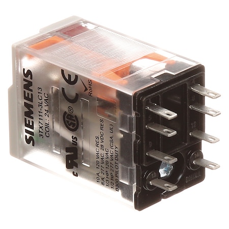 Plug-In, Plug-In Relay, Square, 12 A, 8 Pins MPN:3TX7111-3LC13