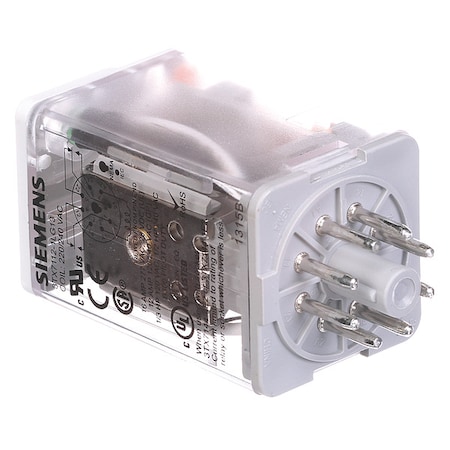 Plug-In, Plug-In Relay, Octal, 10 A, 8 Pins MPN:3TX7112-1LG13