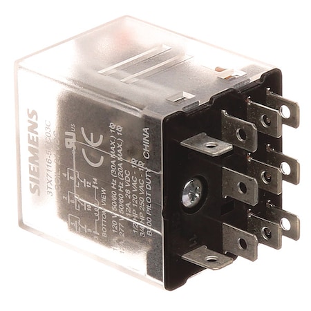 Plug-In, Plug-In Relay, Square, 15 A, 11 Pins MPN:3TX7116-5FC03C