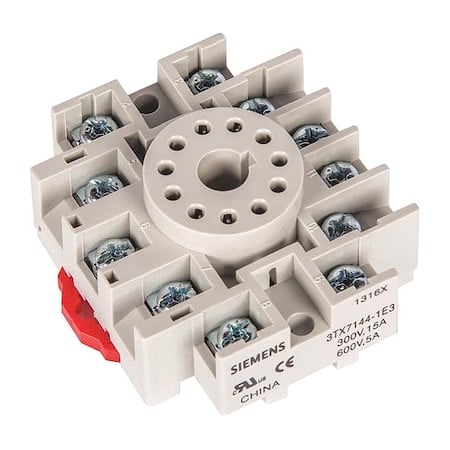 Relay Socket, Screw Clamp, 11 Pins MPN:3TX7144-1E3