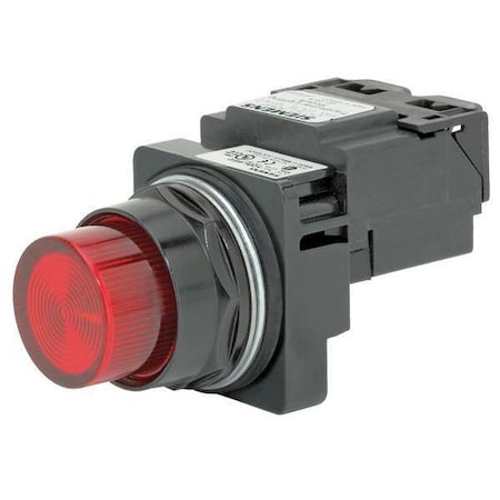 Pilot Light, Red, 30mm, Incandescent MPN:52BL4J2