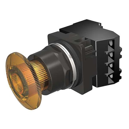 Push Button Operator, 30 mm, 1NO/1NC, Amber MPN:52BR8DTA