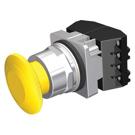 Push Button Operator, 30 mm, 2NC, Yellow MPN:52BR8W4G