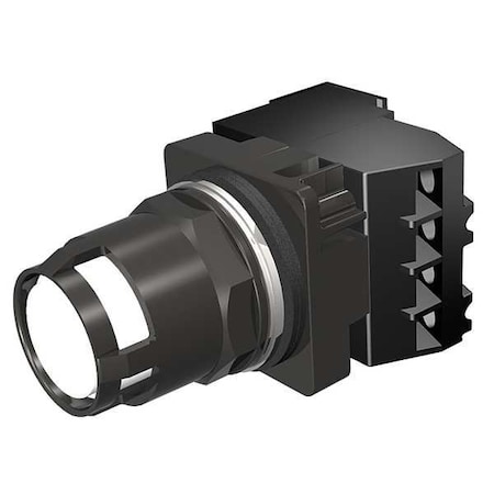 Illuminated Push Button, 30 mm, 1NO/1NC, White MPN:52BT6DBAV