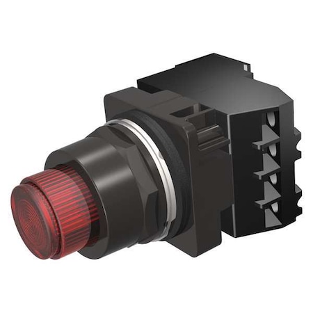 Illuminated Push Button, 30 mm, 1NO/1NC, Red MPN:52BT6G2A