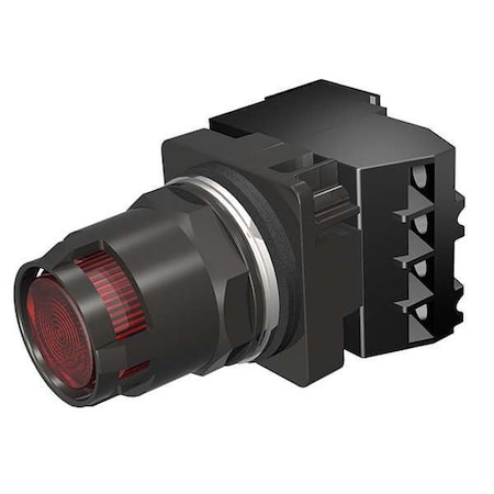 Illuminated Push Button, 30 mm, 1NC, Red MPN:52BT6H2JBV