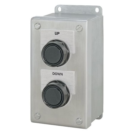 ControlStation, 2PushButtons, Blk, 2NO/2NC MPN:52C223S