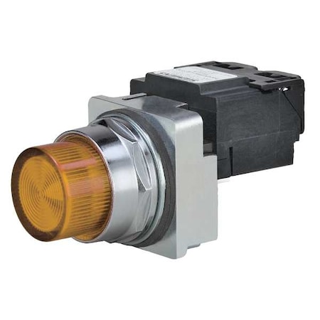 Pilot Light Complete, LED, 120V, 30mm, Amb MPN:52PL4G9XB
