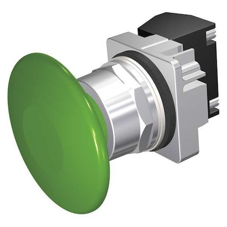 Push Button Operator, 30 mm, 1NO, Green MPN:52PM9V3K