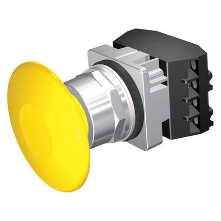 Push Button Operator, 30 mm, 2NO, Yellow MPN:52PM9V4F