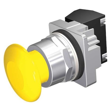 Push Button Operator, 30 mm, 1NC, Yellow MPN:52PM9W4J