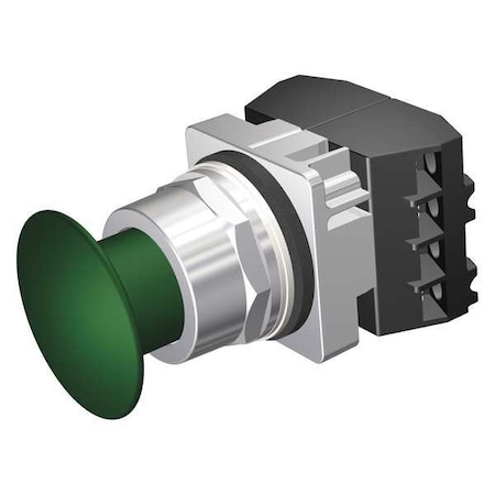 Push Button Operator, 30 mm, 2NC, Green MPN:52PP2A3G