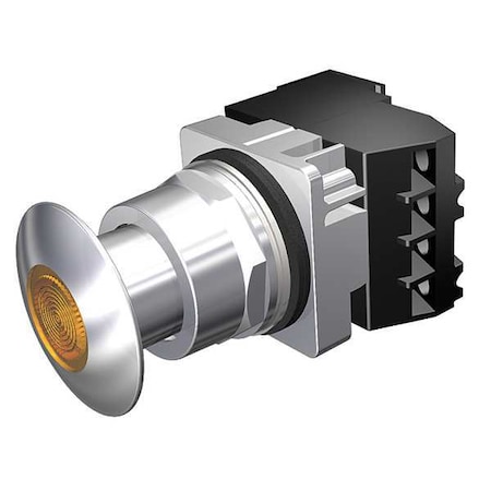 Push Button Operator, 30 mm, 1NO/1NC, Amber MPN:52PP2D9AB