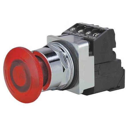 Push Button Operator, 30 mm, 1NO/1NC, Red MPN:52PR8GRAB