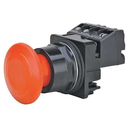 Push Button Operator, 30 mm, 1NO/1NC, Red MPN:52PR8W2A
