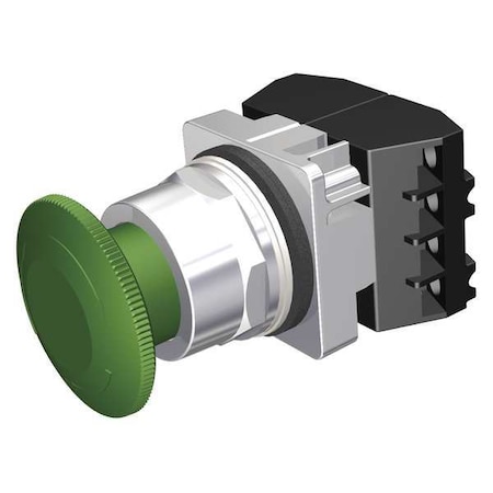 Push Button Operator, 30 mm, 2NC, Green MPN:52PR8W3G