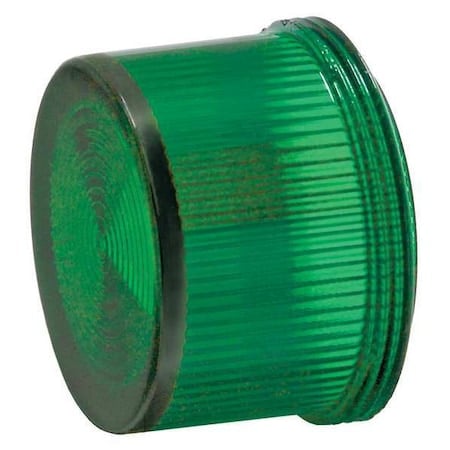 Pilot Light Lens, 30mm, Green, Plastic, PK5 MPN:52RA4S3