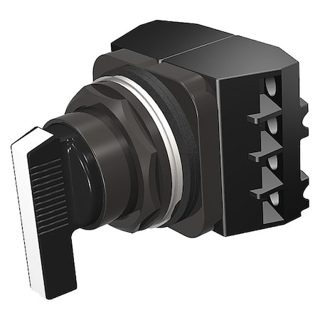 SelectorSwitch, Non-Illum, 3Pos, 30mm, Black MPN:52SW2CABA2