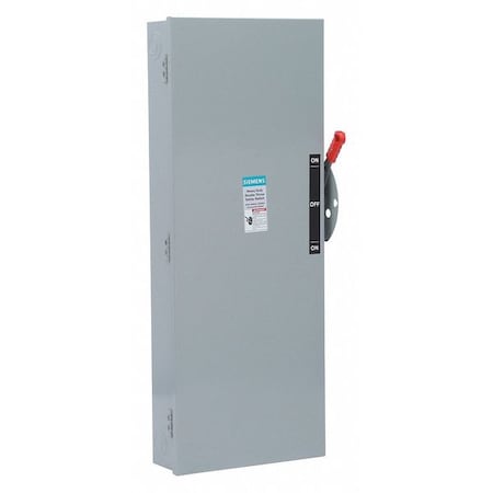 Fusible, Safety Switch, Heavy Duty, 240 V, 3PDT MPN:DTF324