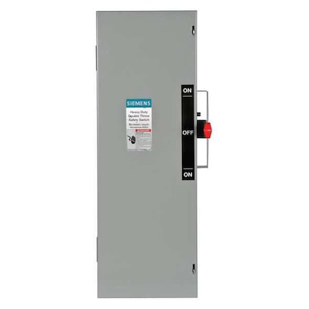 Fusible, Safety Switch, Heavy Duty, 600 V, 3PST MPN:DTF362