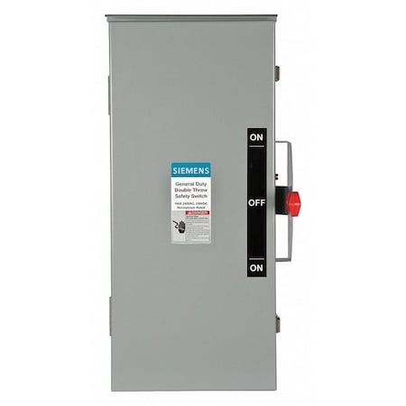 Nonfusible, Safety Switch, General Duty, 240 V, 3PST MPN:DTGNF323R