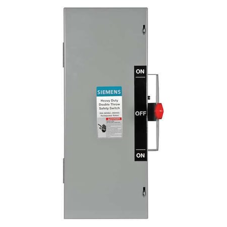 Nonfusible, Safety Switch, Heavy Duty, 240 V, 3PST MPN:DTNF321
