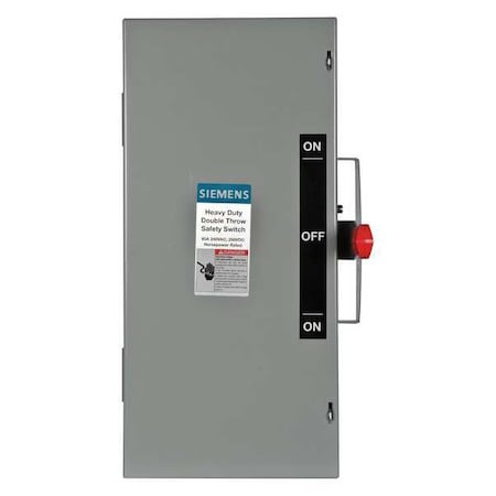 Nonfusible, Safety Switch, Heavy Duty, 240 V, 3PST MPN:DTNF322