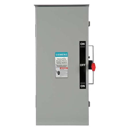 Nonfusible, Safety Switch, Heavy Duty, 240 V, 3PST MPN:DTNF323R