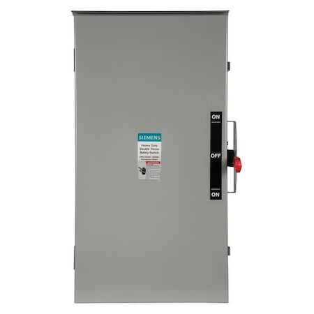 Nonfusible, Safety Switch, Heavy Duty, 240 V, 3PDT MPN:DTNF324R