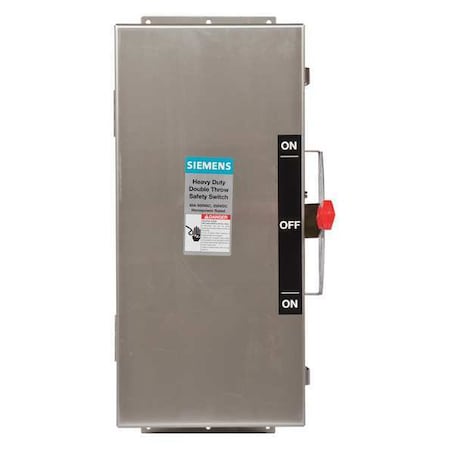Nonfusible, Safety Switch, Heavy Duty, 600 V, 3PST MPN:DTNF362S