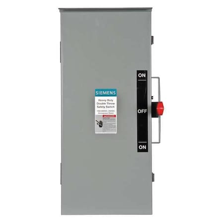 Nonfusible, Safety Switch, Heavy Duty, 600 V, 3PST MPN:DTNF363R