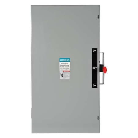Nonfusible, Safety Switch, Heavy Duty, 600 V, 3PST MPN:DTNF364