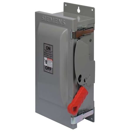 Fusible, Safety Switch, Heavy Duty, 240 V, 2PST, NEMA 1 MPN:HF221N