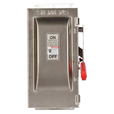 Fusible, Safety Switch, Heavy Duty, 240 V, 2PST MPN:HF221S