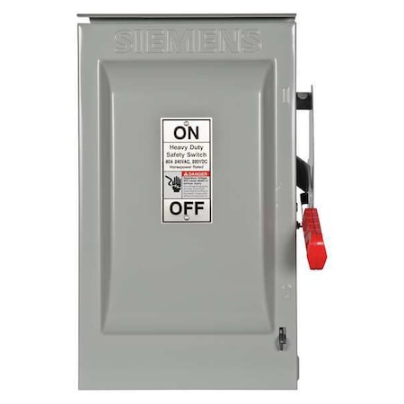 Fusible, Safety Switch, Heavy Duty, 240 V, 2PST MPN:HF222NR
