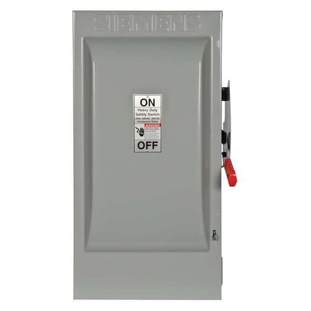 Fusible, Safety Switch, Heavy Duty, 240 V, 2PST MPN:HF224N