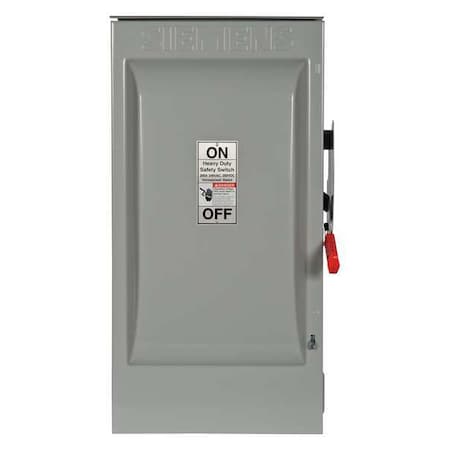 Fusible, Safety Switch, Heavy Duty, 240 V, 2PST MPN:HF224NR