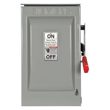 Fusible, Safety Switch, Heavy Duty, 600 V, 2PST MPN:HF262R