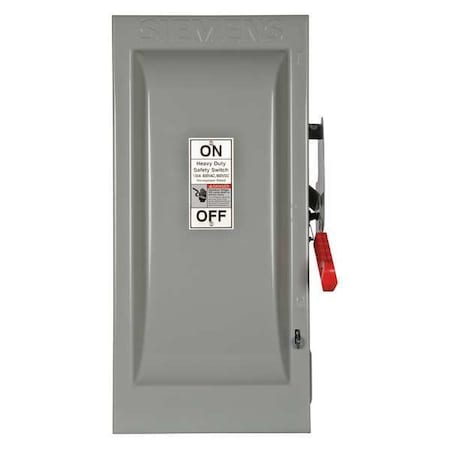 Fusible, Safety Switch, Heavy Duty, 600 V, 2PST MPN:HF263